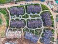 ЖК «Сказка». Построенные дома. Вид сверху. Аэрофотосъемка от 19.07.2017 г.