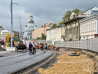 Трамваи по улице Сергия Радонежского поедут в 2024 году