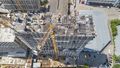 Фото 16.06.2020 г. Завершаются монолитные работы по устройству плиты перекрытия двадцатого этажа корпуса 1.