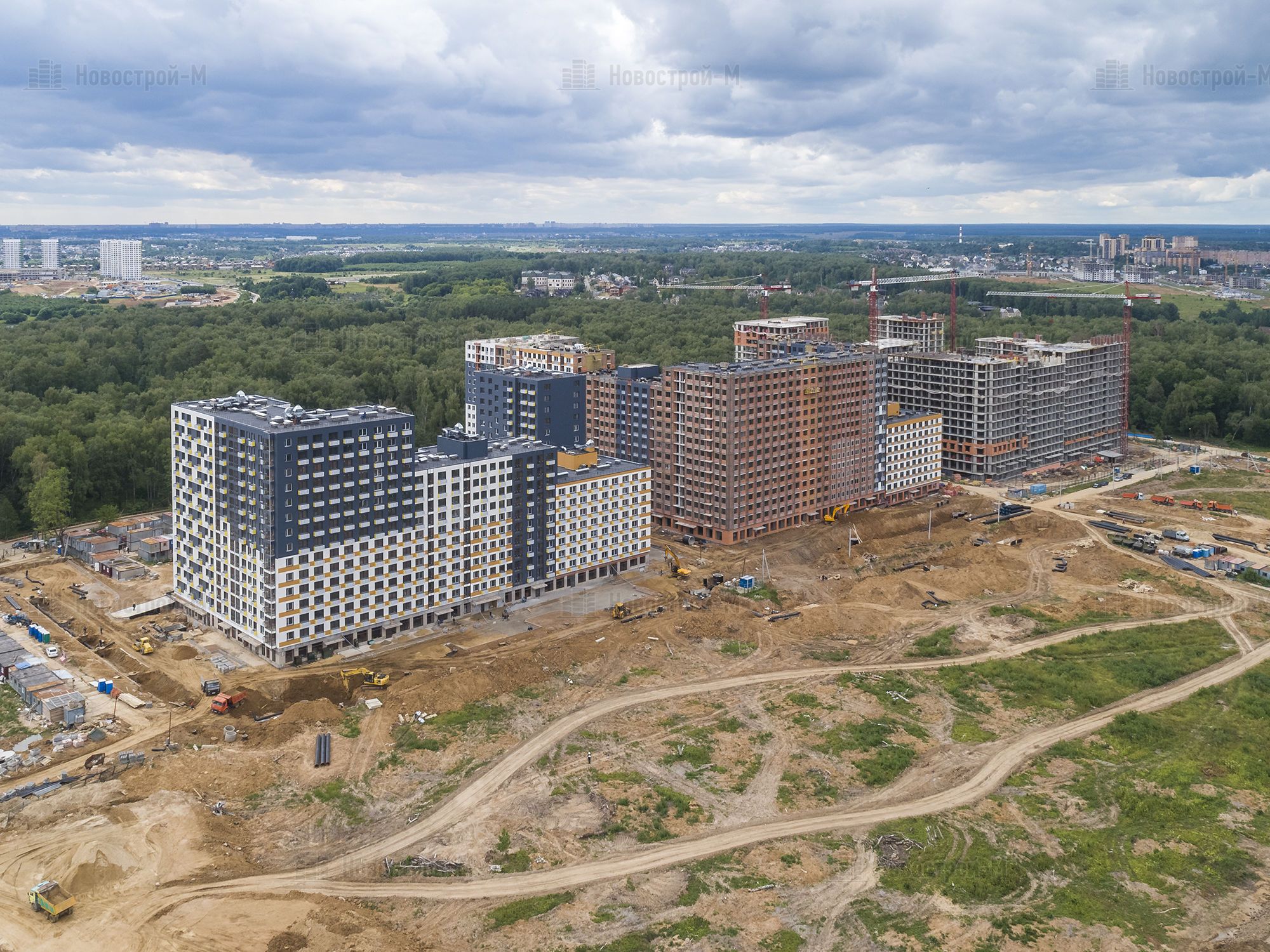 Новостройки на котловане в санкт петербурге