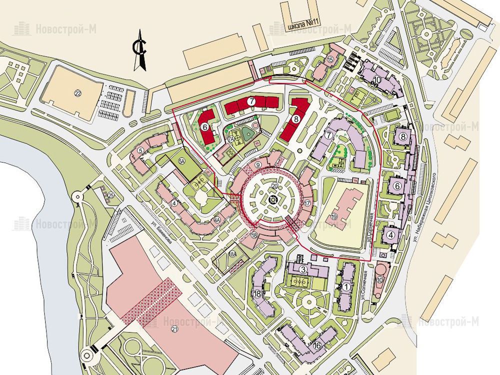 Карта 5 микрорайона