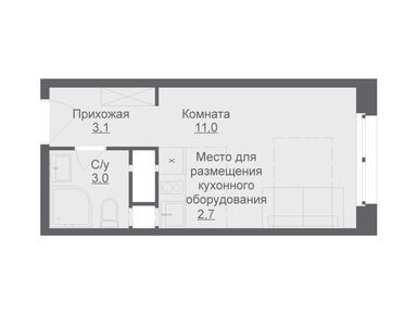 Студия 19.80 кв.м, МФК Liberty (Либерти), 4 607 320 руб.