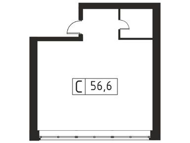 Студия 56.60 кв.м, ЖК «Берег», 8 119 270 руб.