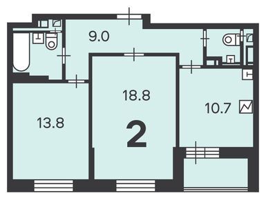 2-комнатная 58.50 кв.м, Жилой дом «Бескудниковский б-р, д. 52», 14 683 500 руб.