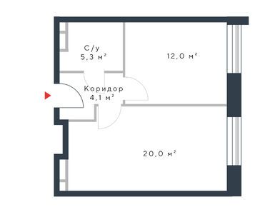 Планировки 2-к. апартаменты в ЖК «Ривер Парк Коломенское»