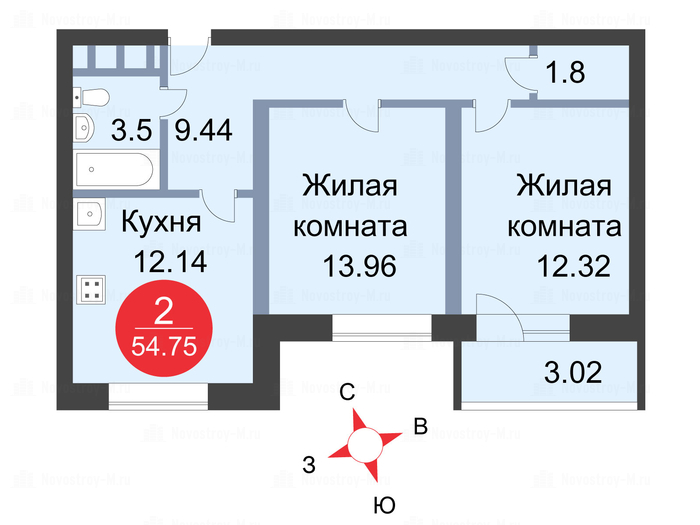 Купить Двухкомнатную Квартиру В Нахабино